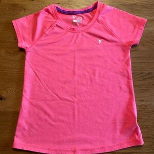Girls Pink Old Navy Active Tee Size L (10-12)